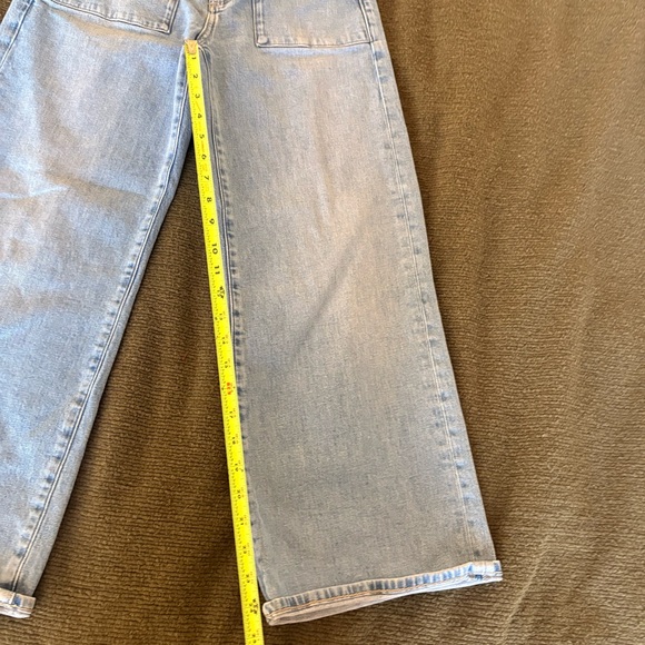 PAIGE Anessa High-rise Wide-Leg Cropped Jeans - Picture 7 of 9